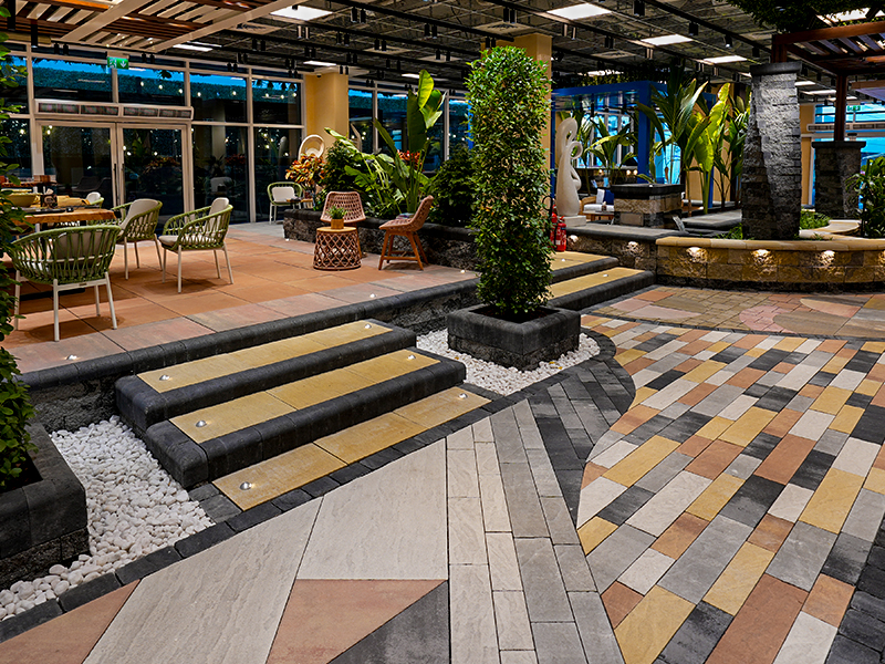 Dubai showroom landscaping products